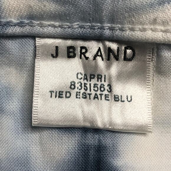 J Brand Photo Ready Tied Estate Blu Skinny Capri - Size 24 - Picture 9 of 15